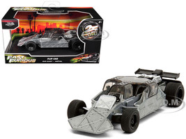 Flip Car Raw Metal Fast & Furious 6 2013 Movie 25 Years of Fast & Furious Series 1/32 Diecast Model Car Jada 34445-25TH