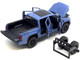 2023 Toyota Tundra TRD 4x4 Pickup Truck Cavalry Blue with Sunroof and Wheel Rack 1/24 Diecast Model Car H08555R-CBL 2023 Toyota Tundra TRD 4x4 Pickup Truck Cavalry Blue with Sunroof and Wheel Rack 1/24 Diecast Model Car H08555R-CBL