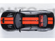 Dodge Charger SRT Hellcat Redeye Pitch Black with Red Stripes and Interior 1/18 Model Car Autoart 71754