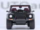 Lamborghini LM002 Nero Tenebre Black with Red Interior 1/18 Model Car Autoart 74550