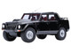 Lamborghini LM002 Nero Tenebre Black with Red Interior 1/18 Model Car Autoart 74550