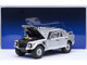 Lamborghini LM002 Argento Silver Metallic with White Interior 1/18 Model Car Autoart 74553 Lamborghini LM002 Argento Silver Metallic with White Interior 1/18 Model Car Autoart 74553