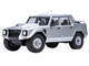 Lamborghini LM002 Argento Silver Metallic with White Interior 1/18 Model Car Autoart 74553 Lamborghini LM002 Argento Silver Metallic with White Interior 1/18 Model Car Autoart 74553