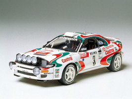 Model Kit Toyota Celica GT Four Castrol Celica #3 Winner Monte Carlo Rally 1993 1/24 Scale Model Tamiya TAM-24125