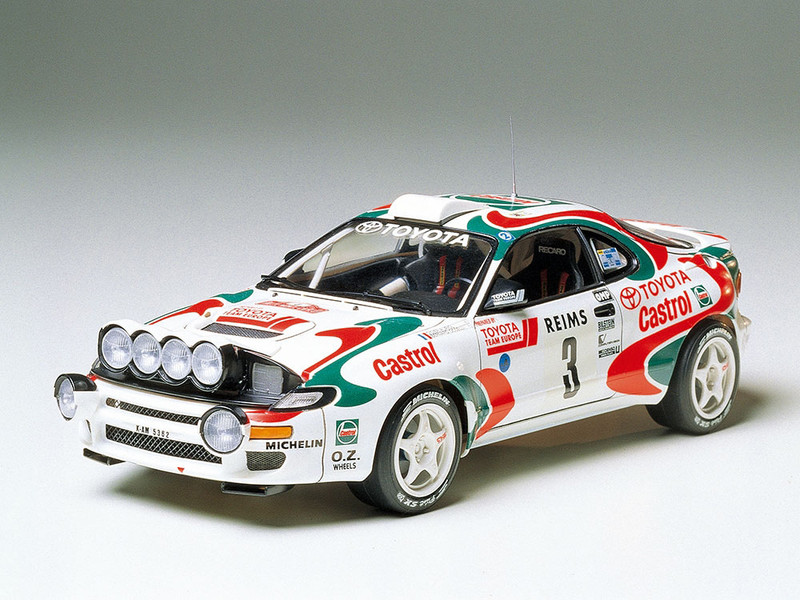 Model Kit Toyota Celica GT Four Castrol Celica #3 Winner Monte Carlo Rally 1993 1/24 Scale Model Tamiya TAM-24125