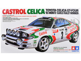 Model Kit Toyota Celica GT Four Castrol Celica #3 Winner Monte Carlo Rally 1993 1/24 Scale Model Tamiya TAM-24125
