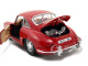 1961 Porsche 356 B Coupe Red 1/24 Diecast Model Car Bburago 22079
