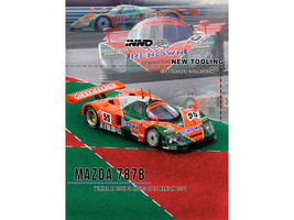 Mazda 787B #55 Johnny Herbert Volker Weidler Bertrand Gachot Mazdaspeed Winner 24 Hours of Le Mans 1991 1/64 Diecast Model Car Inno Models IN64-787B-LM91W