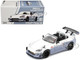 Honda Pandem S2000 RHD Right Hand Drive White and Blue Gray 1/64 Diecast Model Car Pop Race PR640300