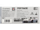 Honda Pandem S2000 RHD Right Hand Drive White and Blue Gray 1/64 Diecast Model Car Pop Race PR640300