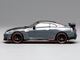 2022 Nissan GT R Nismo R35 RHD Right Hand Drive Stealth Gray with Carbon Hood and Top Senior 64 Series 1/64 Diecast Model Car MotorHelix M63521 2022 Nissan GT R Nismo R35 RHD Right Hand Drive Stealth Gray with Carbon Hood and Top Senior 64 Series 1/64 Diecast Model Car MotorHelix M63521