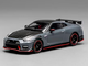 2022 Nissan GT R Nismo R35 RHD Right Hand Drive Stealth Gray with Carbon Hood and Top Senior 64 Series 1/64 Diecast Model Car MotorHelix M63521 2022 Nissan GT R Nismo R35 RHD Right Hand Drive Stealth Gray with Carbon Hood and Top Senior 64 Series 1/64 Diecast Model Car MotorHelix M63521