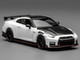 2022 Nissan GT R Nismo R35 RHD Right Hand Drive Brilliant White Pearl with Carbon Hood and Top Senior 64 Series 1/64 Diecast Model Car MotorHelix M63525
