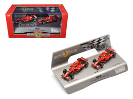 Ferrari F1 F2008 Constructors Champions Kimi Raikkonen & Felipe Massa 1 of 5000 Made 1/43 Diecast Model Car Hotwheels L8784