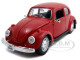 1973 Volkswagen Beetle Red 1/24 Diecast Model Car Maisto 31926