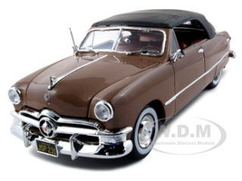 1950 Ford Convertible Soft Top Brown/Bronze 1/18 Diecast Model Car Maisto 31681