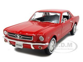 1964 1/2 Ford Mustang Coupe Hard Top Red 1/24 1/27 Diecast Model Car Welly 22451