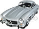 1954 Mercedes-Benz 300 SL Gullwing Silver 1/18 Diecast Model Car Minichamps 180039000