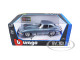 1961 Jaguar E Type Coupe Blue 1/18 Diecast Model Car Bburago 12044