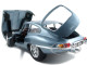 1961 Jaguar E Type Coupe Blue 1/18 Diecast Model Car Bburago 12044