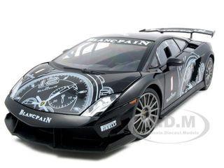 Lamborghini Gallardo LP560-4 Super Trofeo Black 1/18 Diecast Model