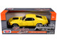 1970 Ford Mustang Boss 429 Yellow 1/24 Diecast Model Car Motormax 73303