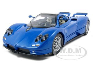 Pagani Zonda C12 Blue 1/24 Diecast Model Car Motormax 73272