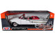 1960 Chevrolet Impala Convertible White 1/18 Diecast Model Car Motormax 73110