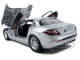 Mercedes Mclaren SLR Silver 1/24 Diecast Model Car Motormax 73306
