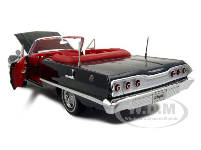 1:24 Scale Chevrolet Impala Cabrio 1963 Welly Diecast Detailed Model Car 22434 