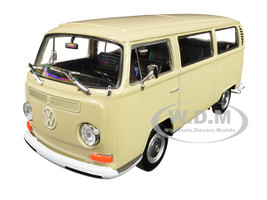 1972 Volkswagen Bus Van T2 Cream 1/24 Diecast Model Welly 22472