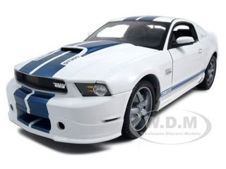 Shelby Mustang GT350 2011 Noire/bandes Blanches – échelle 1/18 – Shelby Collectibles – Neuve