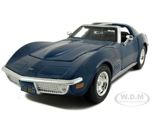 1970 Chevrolet Corvette Blue 1/24 Diecast Model Car Maisto 31202