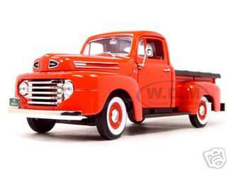 1948 Ford F1 Pickup Truck Red 1 18 Diecast Model Car Road Signature