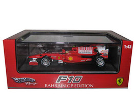 2010 Ferrari Team F10 Fernando AlonsoF1 #8 Bahrain 1/43 Diecast Car Model by Hot Wheels
