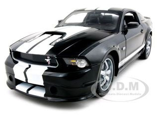 2011 Ford Shelby Mustang GT350 Black White Stripes 1/18 Diecast 2011 Ford Shelby Mustang GT350 Black White Stripes 1/18 Diecast