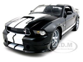 2011 Shelby GT500 Ingot Silver with Black Stripes 1/18