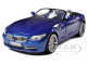 2010 BMW Z4 Convertible Blue 1/24 Diecast Model Car Motormax 73349