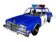 1986 Dodge Diplomat Royal Canadian Mounted Police Metallic Blue White 1/24 Diecast Model Car Motormax 76484 1986 Dodge Diplomat Royal Canadian Mounted Police Metallic Blue White 1/24 Diecast Model Car Motormax 76484