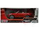 Porsche 911 (997) Turbo Convertible Red 1/18 Diecast Car Model Motormax 73183