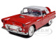 1956 Ford Thunderbird Red 1/24 Diecast Car Model Motormax 73312