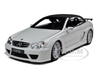 Mercedes CLK DTM AMG Convertible White 1/18 Diecast Model Car Kyosho 08462