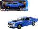 1970 Ford Mustang Boss 429 Blue Timeless Classics Series 1/18 Diecast Model Car Motormax 73154