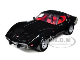 1979 Chevrolet Corvette Black 1/24 Diecast Car Model Motormax 73244