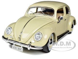 1955 Volkswagen Beetle Kafer Beige 1/18 Diecast Car Model Bburago 12029