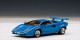 Lamborghini Countach 5000 S Blue 1/43 Diecast Model Car Autoart 54534