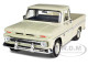 1966 Chevrolet C10 Fleetside Pickup Cream 1/24 Diecast Car Model Motormax 73355