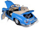 1961 Porsche 356B Convertible Blue 1/18 Diecast Car Model Bburago 12025