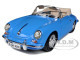 1961 Porsche 356B Convertible Blue 1/18 Diecast Car Model Bburago 12025