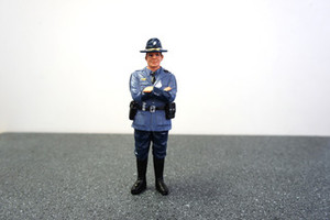 State Trooper Tim Figure For 1:18 Diecast Model Cars American Diorama 16108